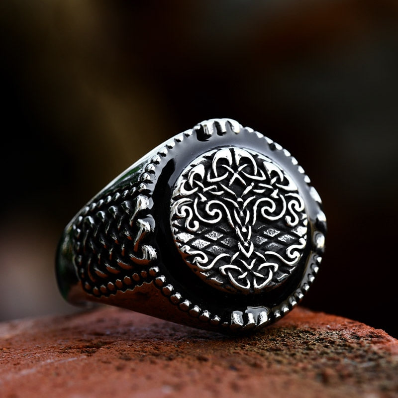 anillo arbol de la vida vikingo