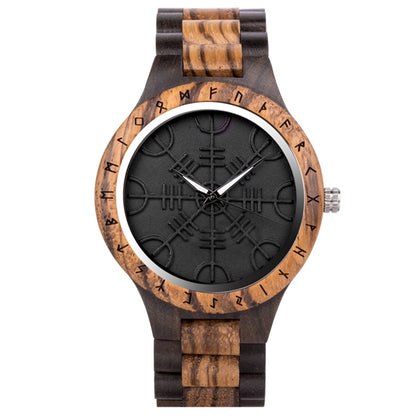 reloj de madera