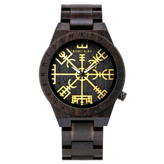 reloj de madera vegvisir