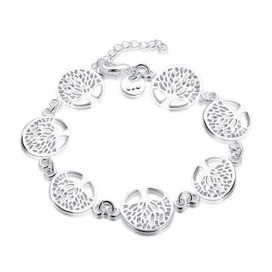 pulsera arbol de la vida plata