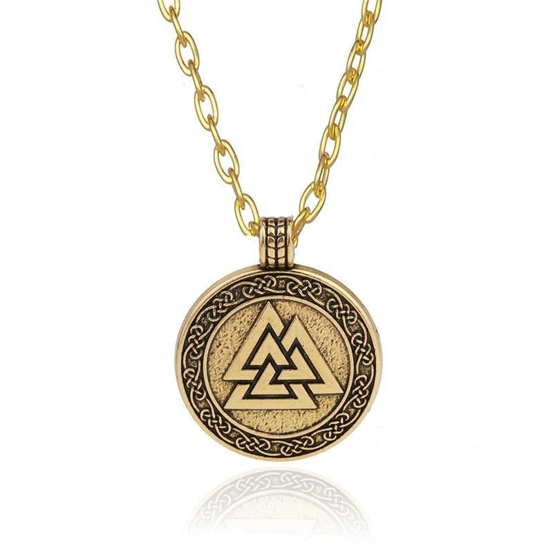 colgante vikingo valknut