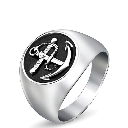 anillo ancla marina
