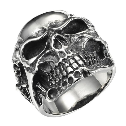 anillo calavera