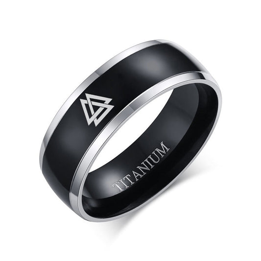 anillo hombre valknut