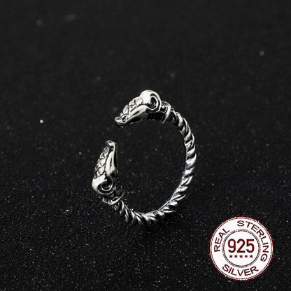 anillo vikingo plata