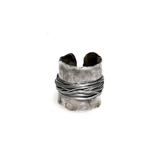 anillo vikingos de plata