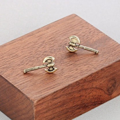 pendientes vikingos hachas