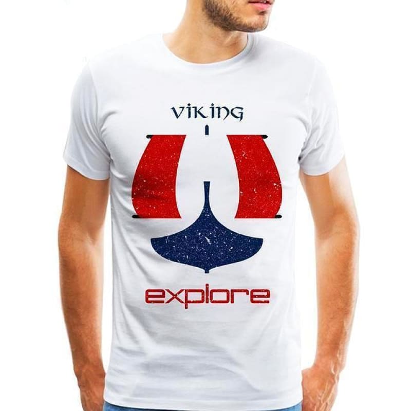 camiseta vikinga barco