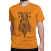 camiseta vikinga berserker naranja