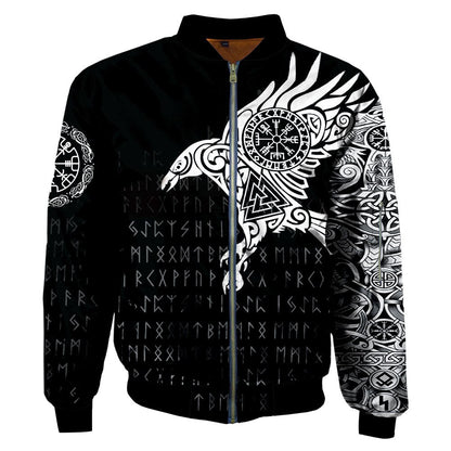 chaqueta cuervo vikingo
