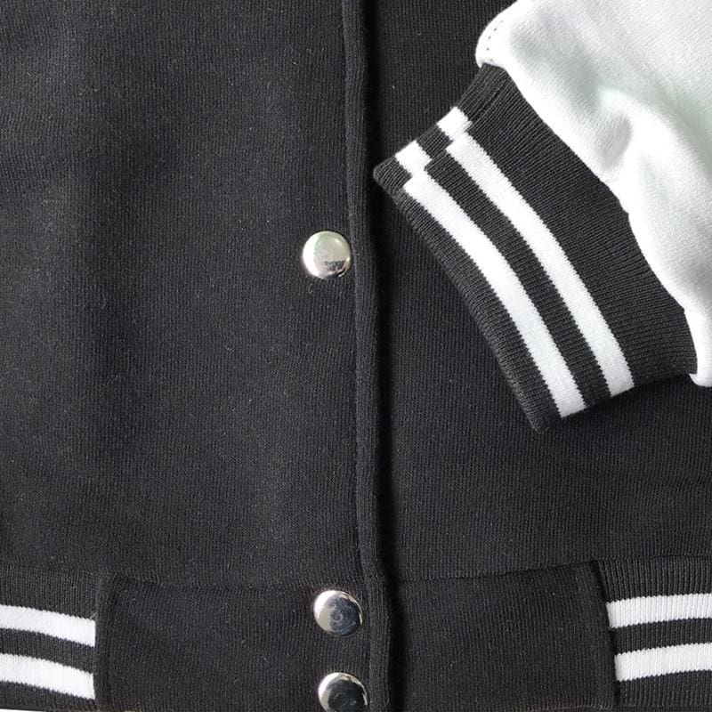 chaqueta del valhalla blanco y negro