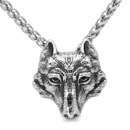 colgante cabeza de lobo