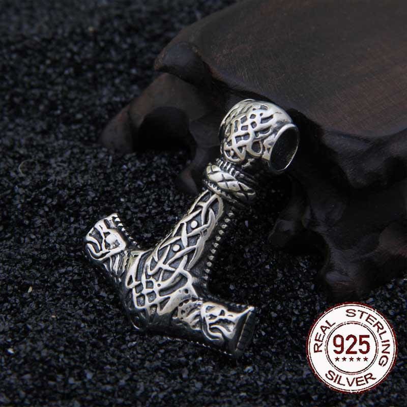 Colgante Martillo de Thor Plata