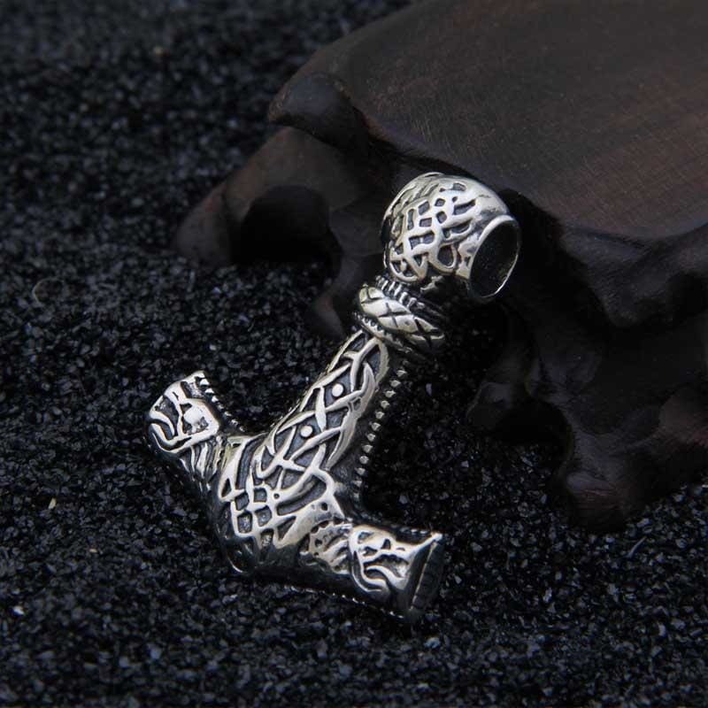 Colgante Martillo Thor Plata