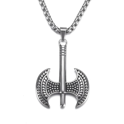 collar vikingo hacha