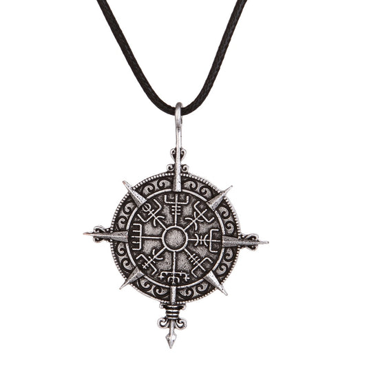 collar brujula vikinga