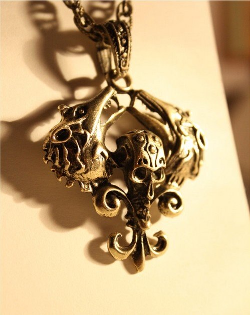 Colgante Calavera Lobo