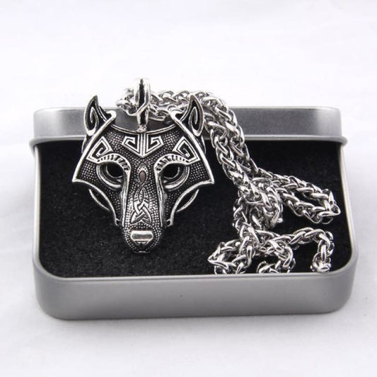 colgante lobo vikingo