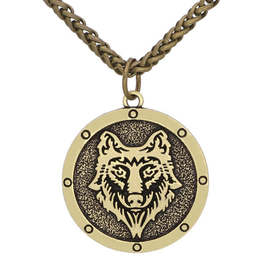 Colgante Escudo Lobo