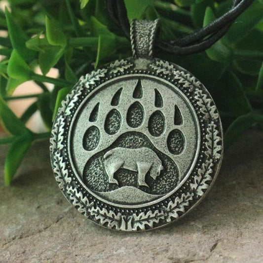 collar huella de oso