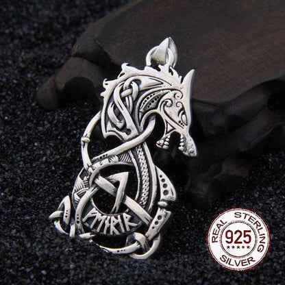 Collar Lobo Plata