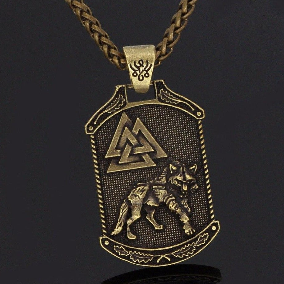Colgante Lobo Valknut