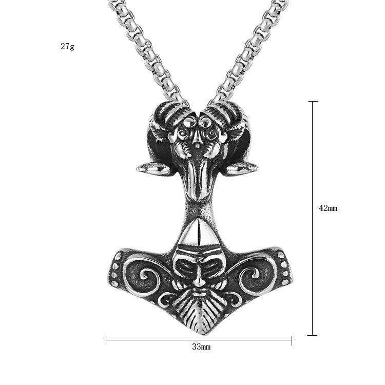 collar thor martillo mjolnir