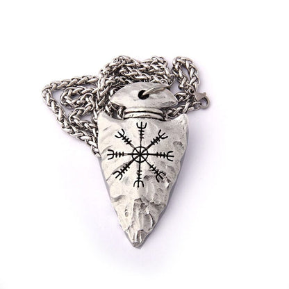 collar vikingo aegishjalmur