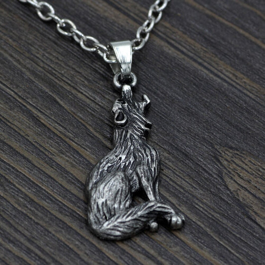 collar vikingo lobo