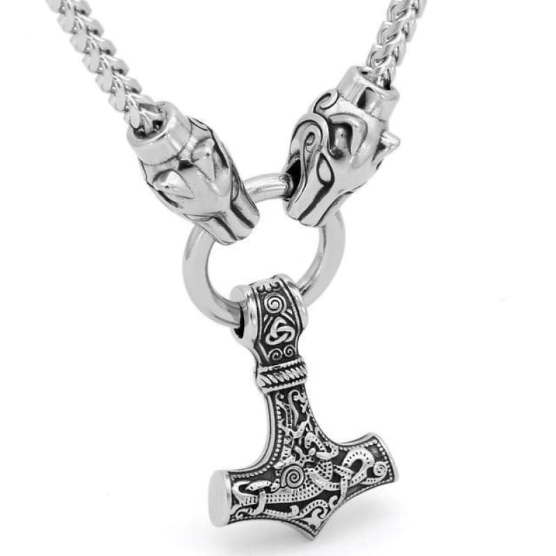 Collar vikingo mjolnir