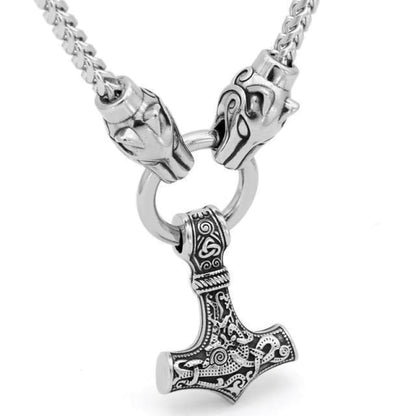 Collar vikingo mjolnir