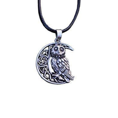 Collar Búho y Luna