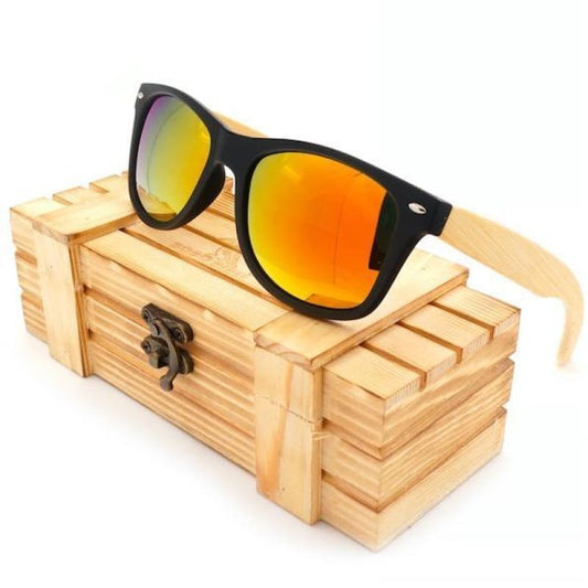 Gafas de sol de madera - Gold - Gafas de sol