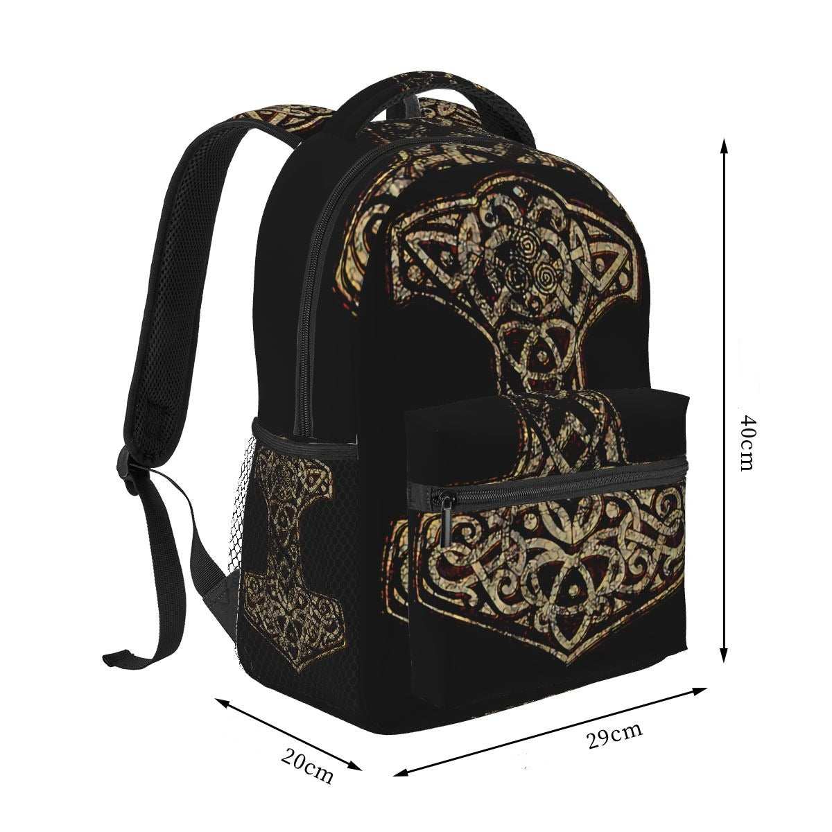 mochila vikinga martillo