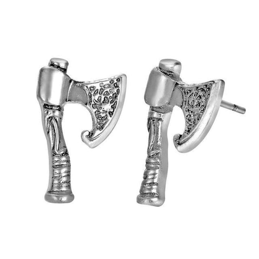 pendientes hacha vikinga