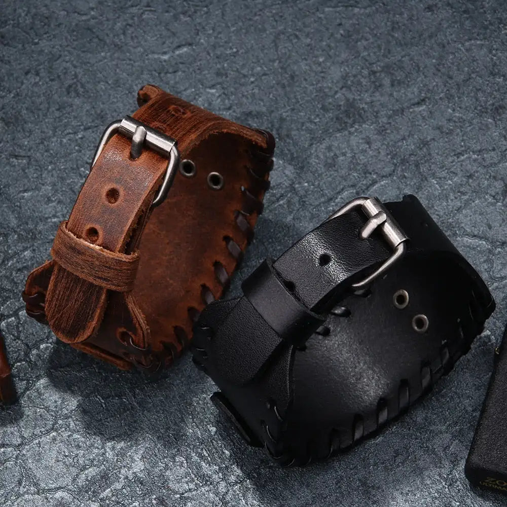 pulsera cuero arbol mundo