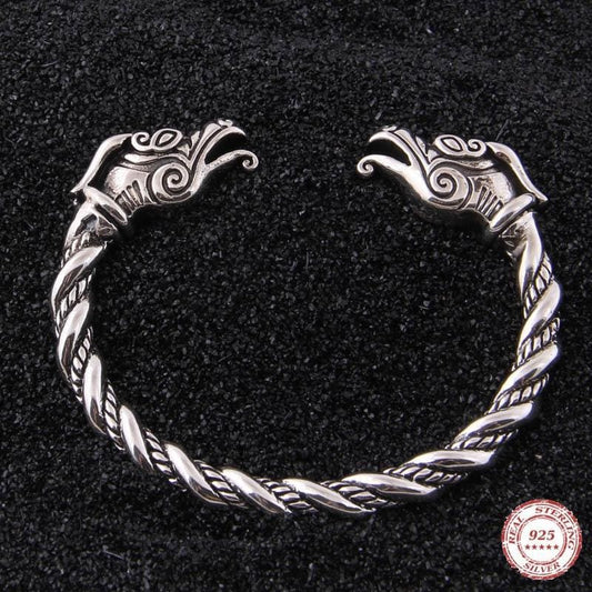 Pulsera Dragón Plata