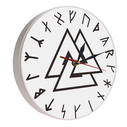 reloj de pared valknut con luz led
