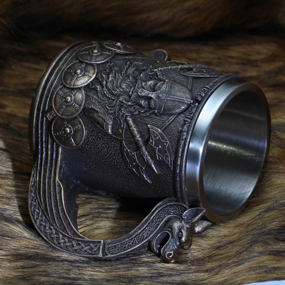 vaso cerveza vikingo