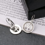 pendientes arbol vida plata