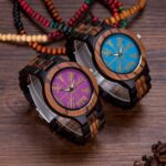 reloj madera mujer