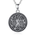 colgante arbol plata