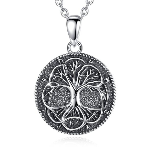 colgante arbol plata