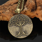 colgante arbol oro