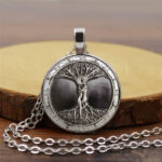 collar del arbol de la vida plateado