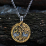 colgante arbol de la vida oro
