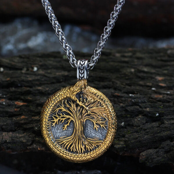 colgante arbol de la vida oro