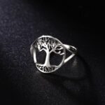anillo arbol de la vida plata