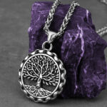 colgante plata arbol de la vida