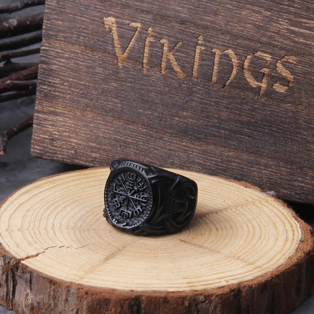 Anillo Negro Vegvisir anillo negro vegvisir